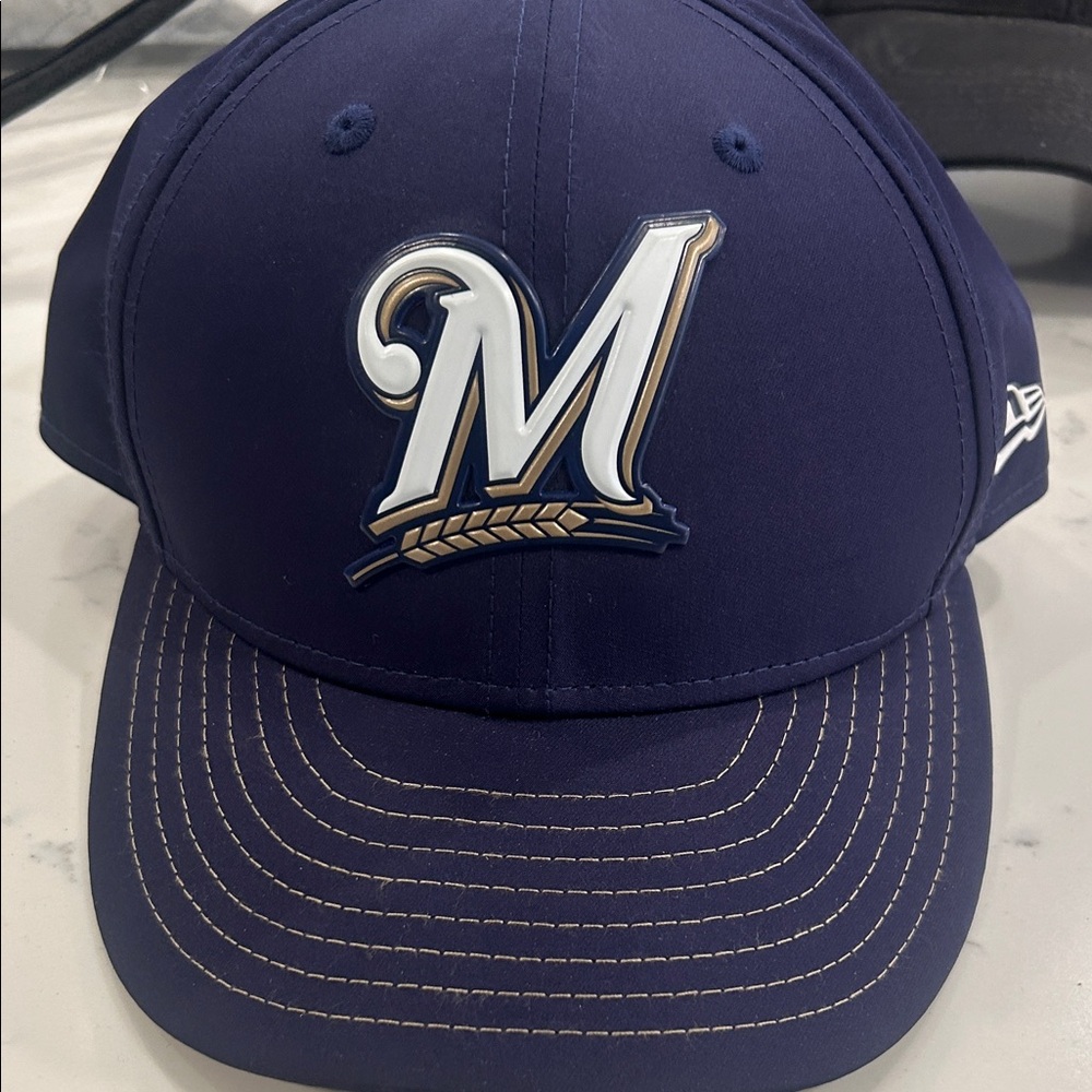 New Era Dark Blue Cap with Silver Logo